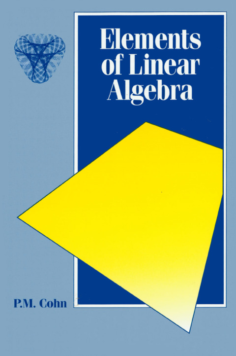 Cover image for book Elements of Linear Algebra