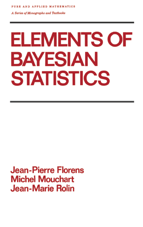 Cover image for book Elements of Bayesian Statistics