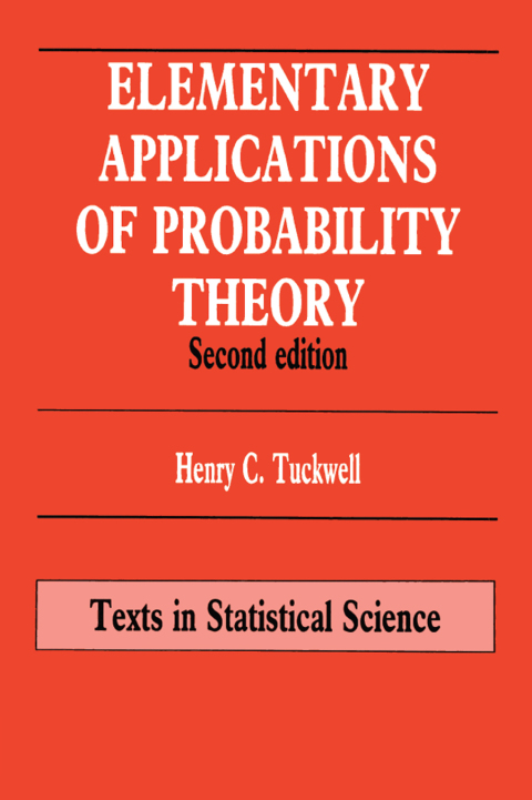 Cover image for book Elementary Applications of Probability Theory