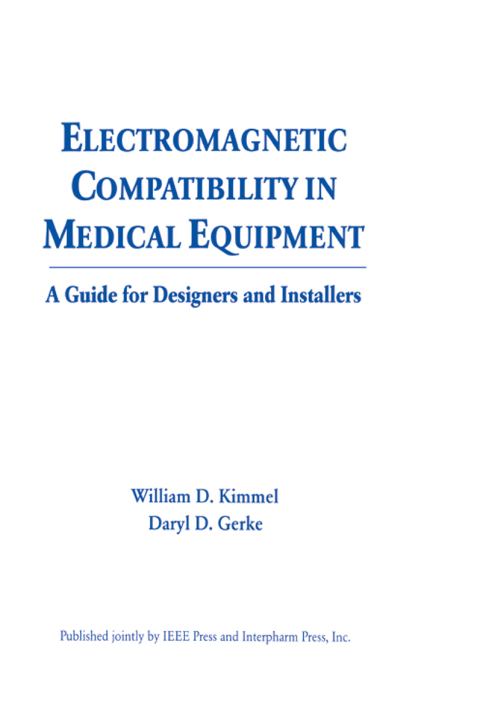 Cover image for book Electromagnetic Compatibility in Medical Equipment