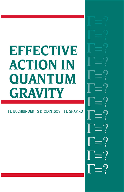 Cover image for book Effective Action in Quantum Gravity