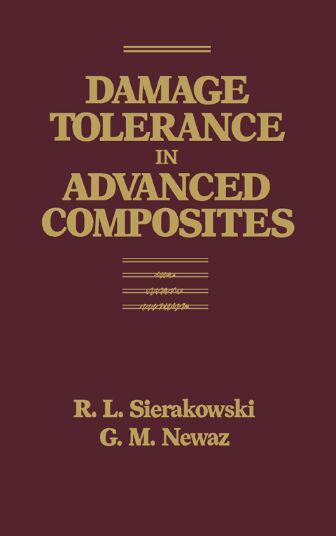 Cover image for book Damage Tolerance in Advanced Composites