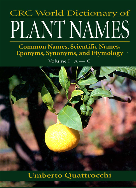 Cover image for book CRC World Dictionary of Plant Names