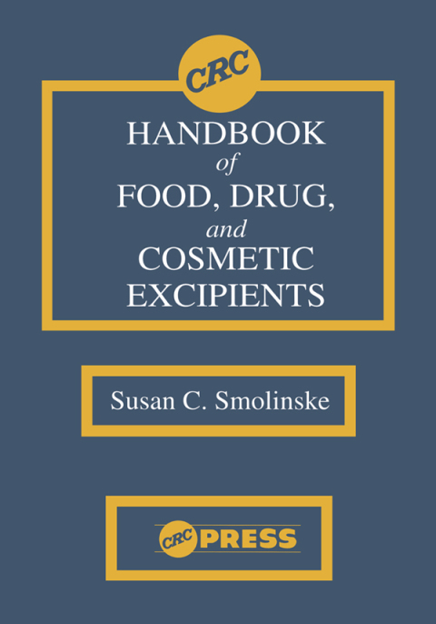 Cover image for book CRC Handbook of Food, Drug, and Cosmetic Excipients