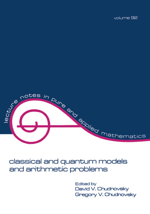 Cover image for book Classical and Quantum Models and Arithmetic Problems