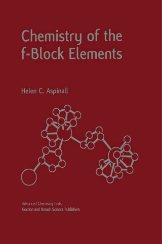 Chemistry of the f-Block Elements