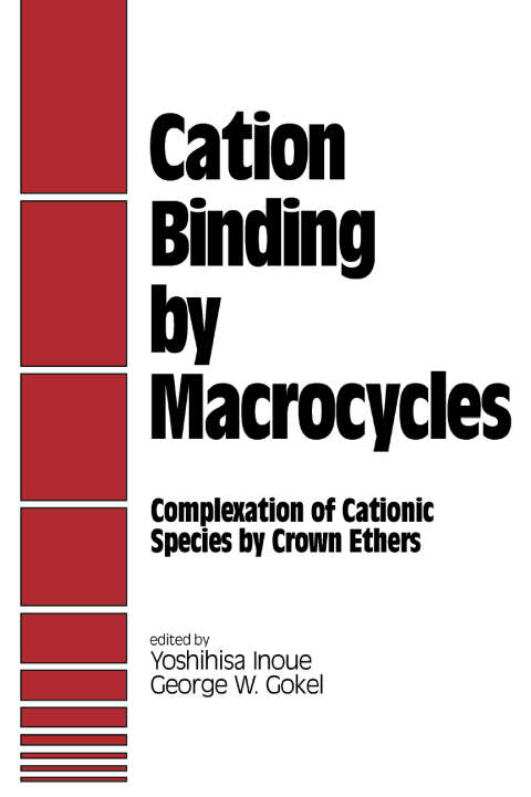 Cover image for book Cation Binding by Macrocycles