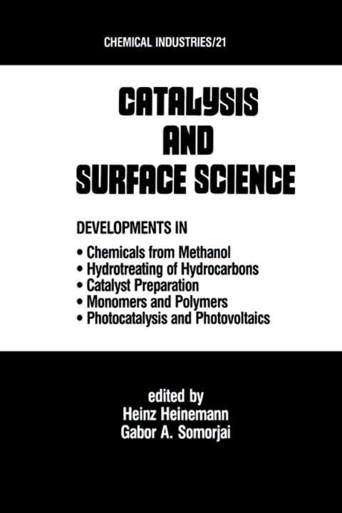 Cover image for book Catalysys and Surface Science