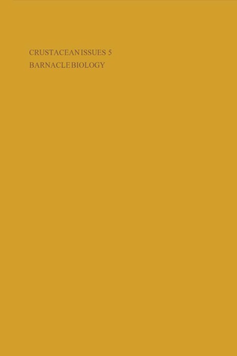 Cover image for book Barnacle Biology
