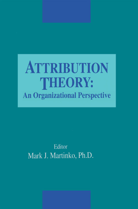 Cover image for book Attribution Theory