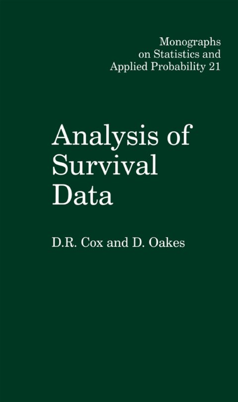 Analysis of Survival Data 