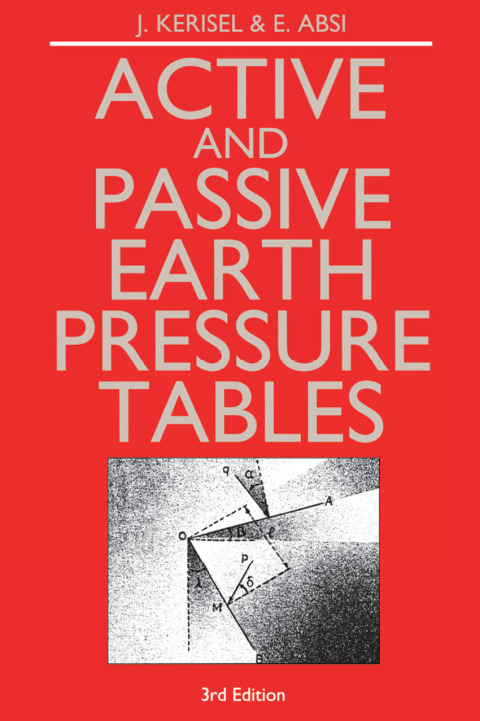 Cover image for book Active and Passive Earth Pressure Tables