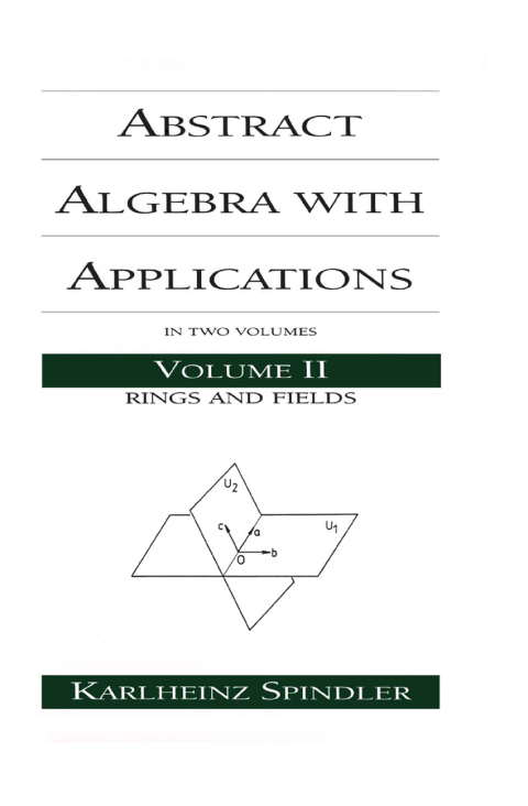 Cover image for book Abstract Algebra with Applications