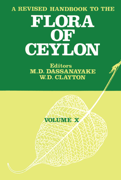 Cover image for book A Revised Handbook to the Flora of Ceylon - Volume 10