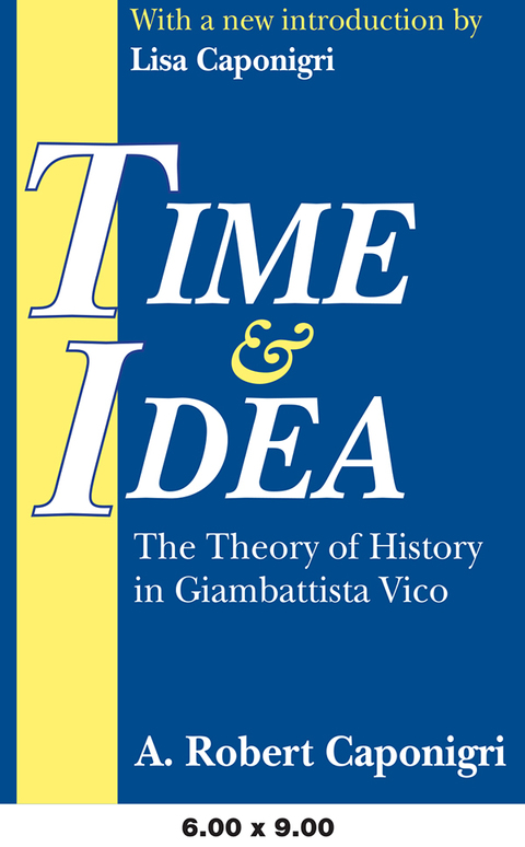 Cover image for book Time and Idea