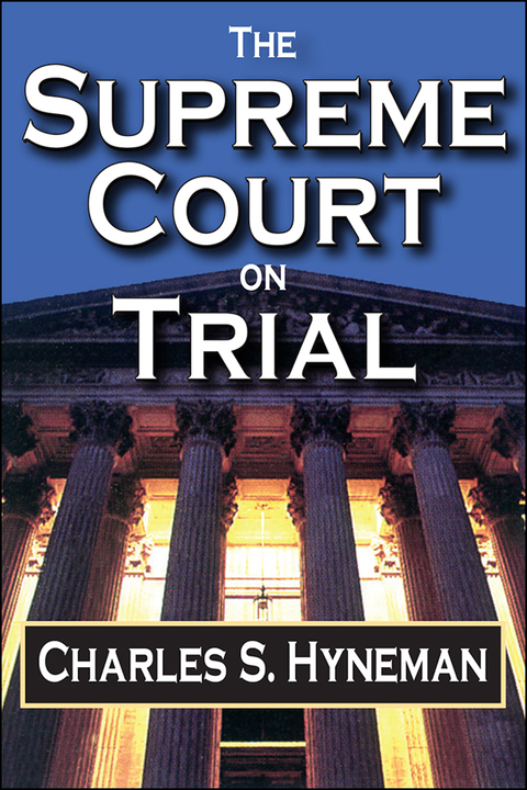 Cover image for book The Supreme Court on Trial