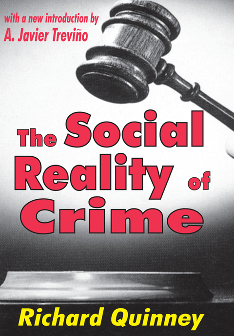 Cover image for book The Social Reality of Crime