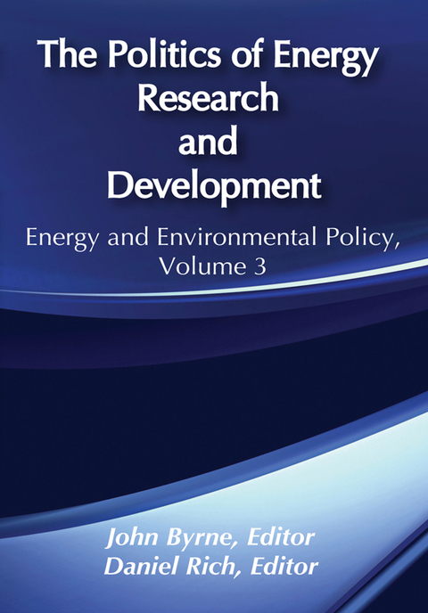 Cover image for book The Politics of Energy Research and Development
