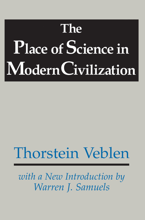 Cover image for book The Place of Science in Modern Civilization