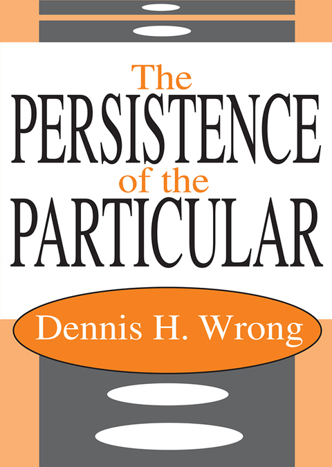 Cover image for book The Persistence of the Particular