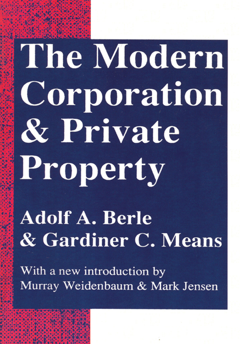 Cover image for book The Modern Corporation and Private Property