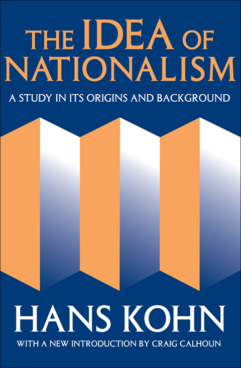 Cover image for book The Idea of Nationalism
