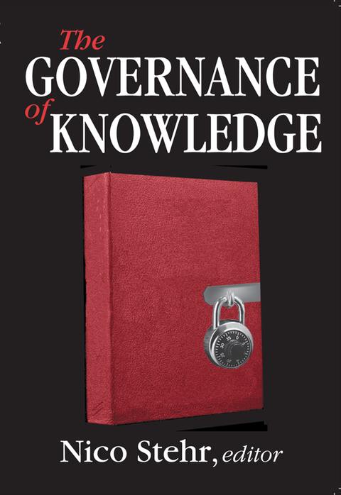 Cover image for book The Governance of Knowledge