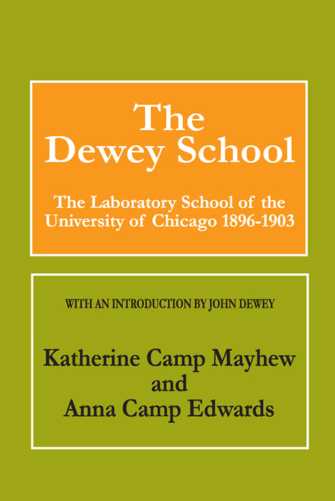 Cover image for book The Dewey School