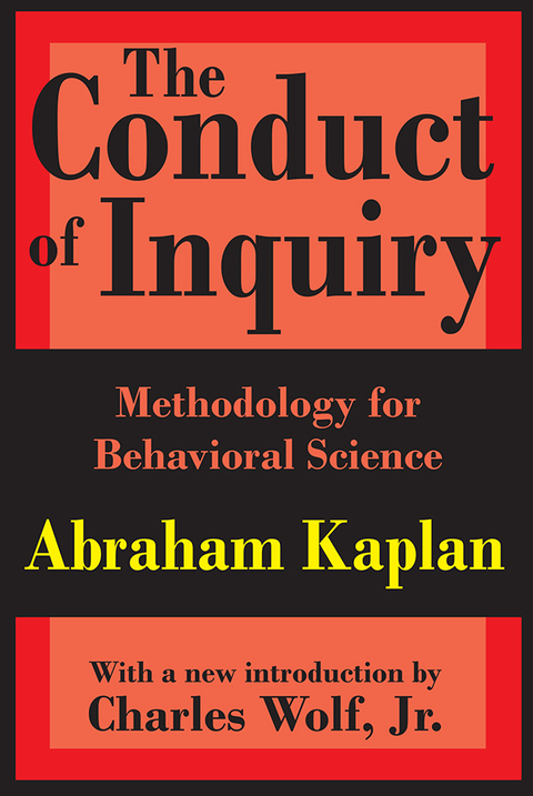 Cover image for book The Conduct of Inquiry