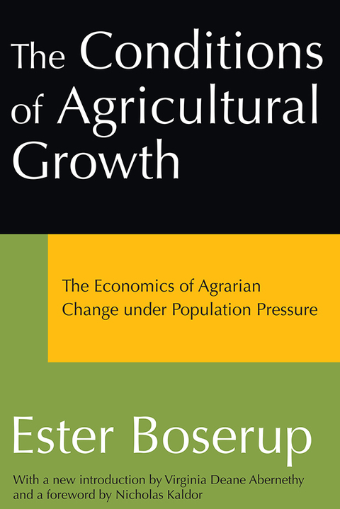 Cover image for book The Conditions of Agricultural Growth