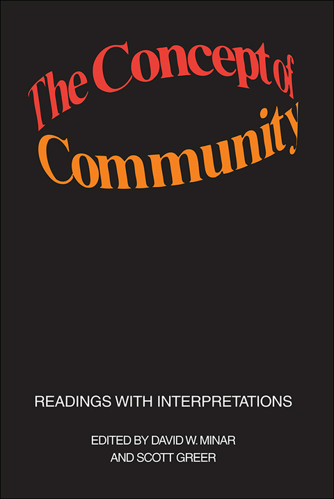 Cover image for book The Concept of Community