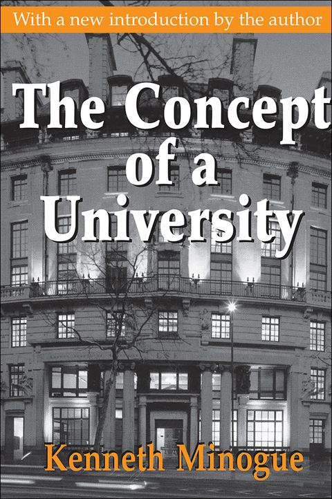 Cover image for book The Concept of a University