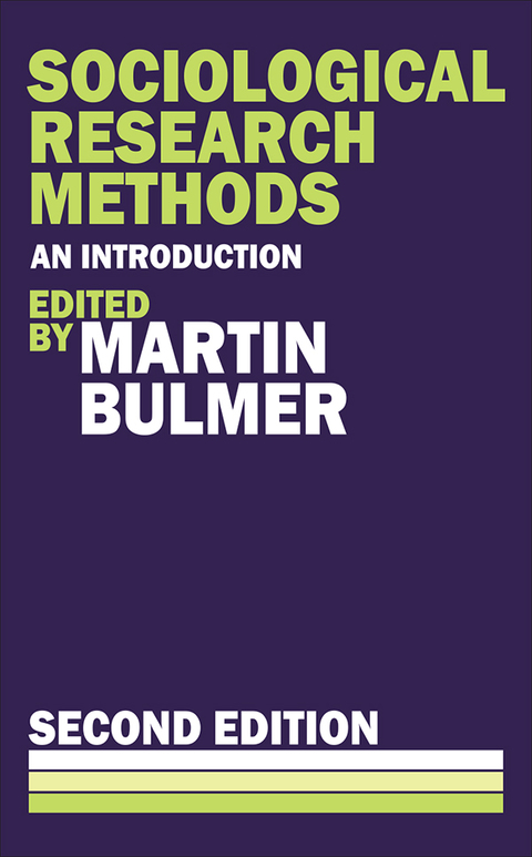 Cover image for book Sociological Research Methods