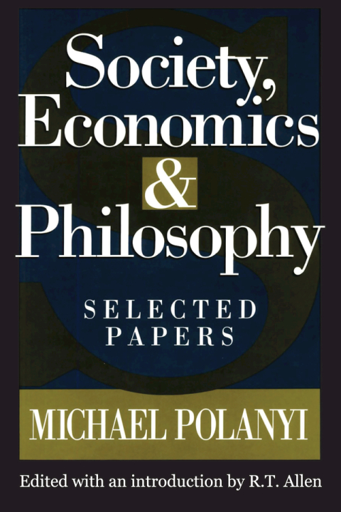 Cover image for book Society, Economics, and Philosophy