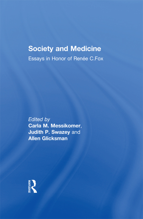 Cover image for book Society and Medicine