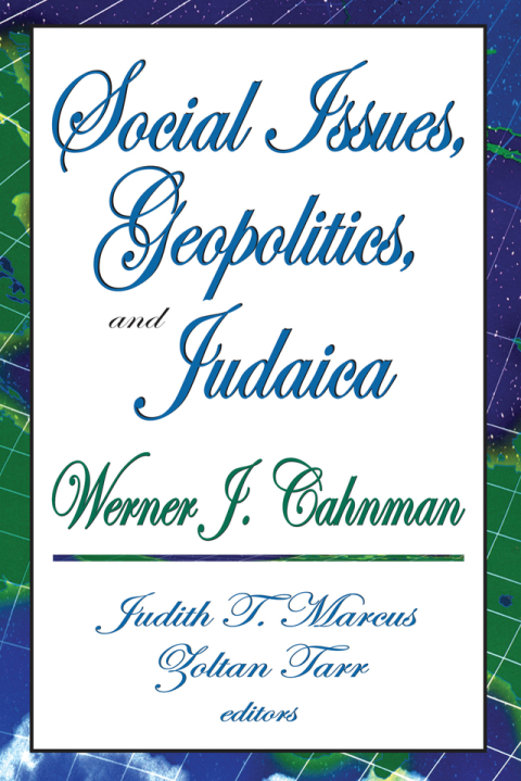 Cover image for book Social Issues, Geopolitics, and Judaica