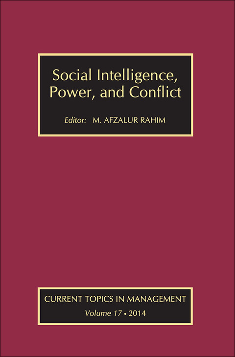 Cover image for book Social Intelligence, Power, and Conflict