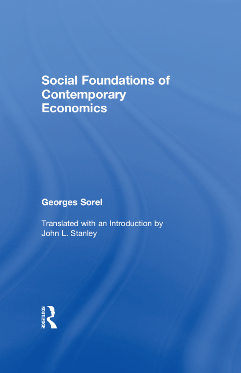 Cover image for book Social Foundations of Contemporary Economics