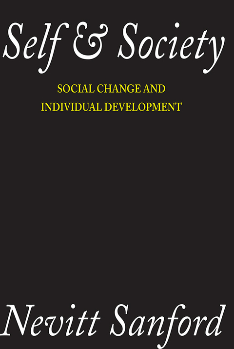 Cover image for book Self and Society