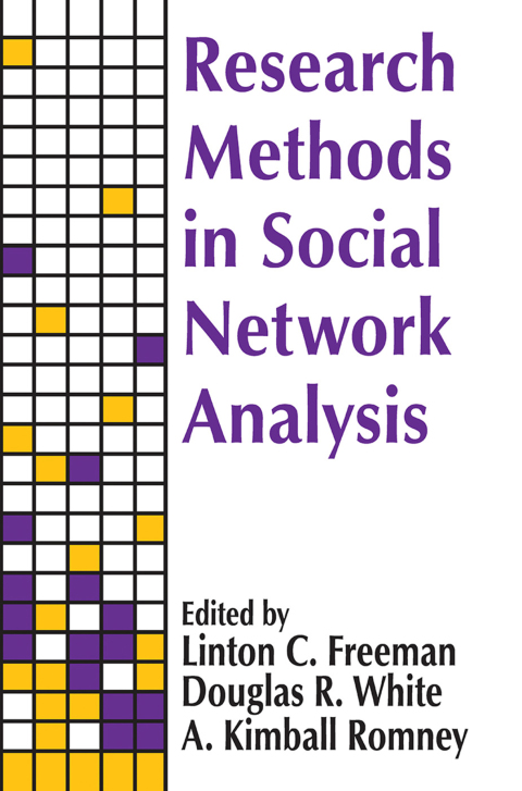 Cover image for book Research Methods in Social Network Analysis