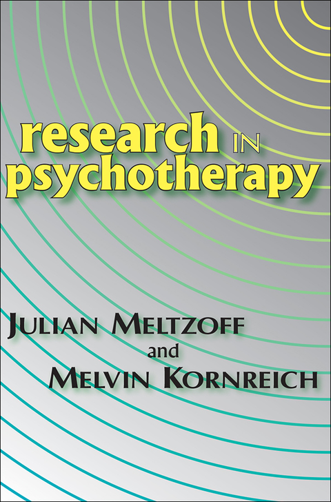 Cover image for book Research in Psychotherapy
