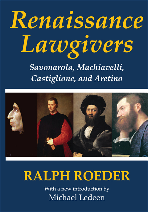 Cover image for book Renaissance Lawgivers