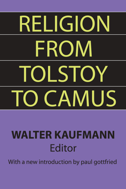 Cover image for book Religion from Tolstoy to Camus