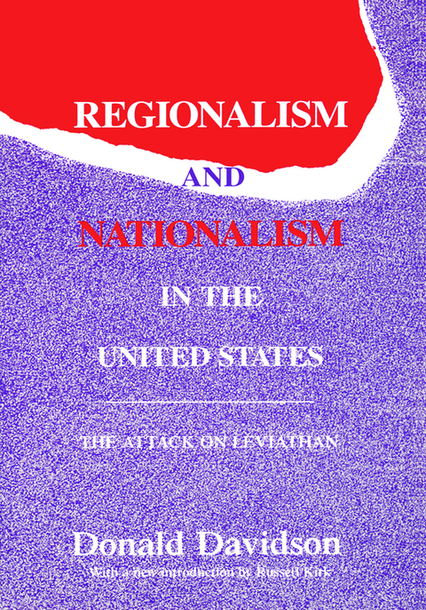 Regionalism and Nationalism in the United States 