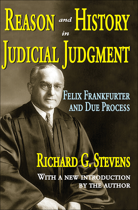 Cover image for book Reason and History in Judicial Judgment