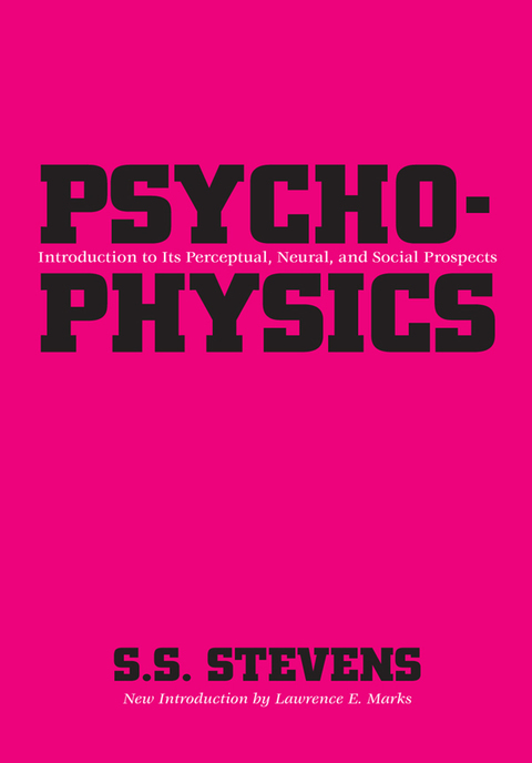 Cover image for book Psychophysics