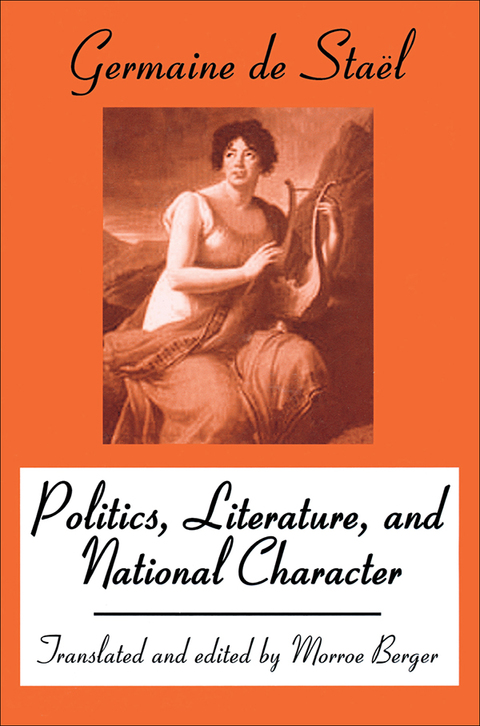 Politics, Literature and National Character 