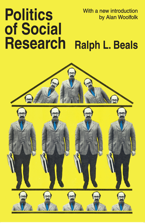 Cover image for book Politics of Social Research