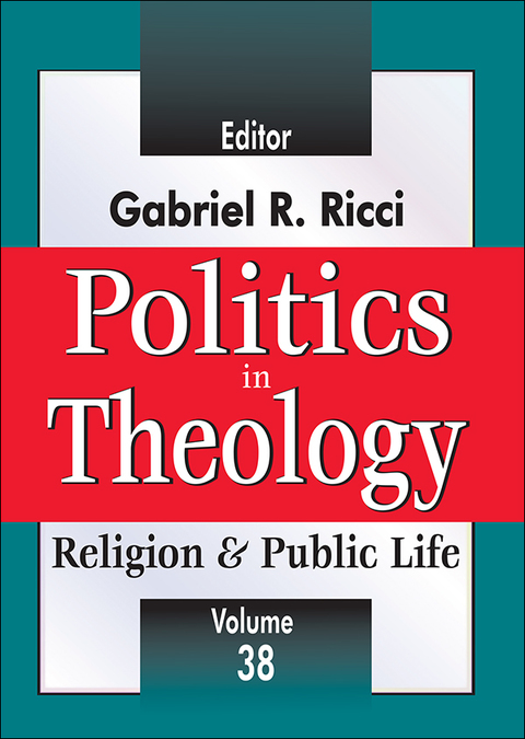 Cover image for book Politics in Theology