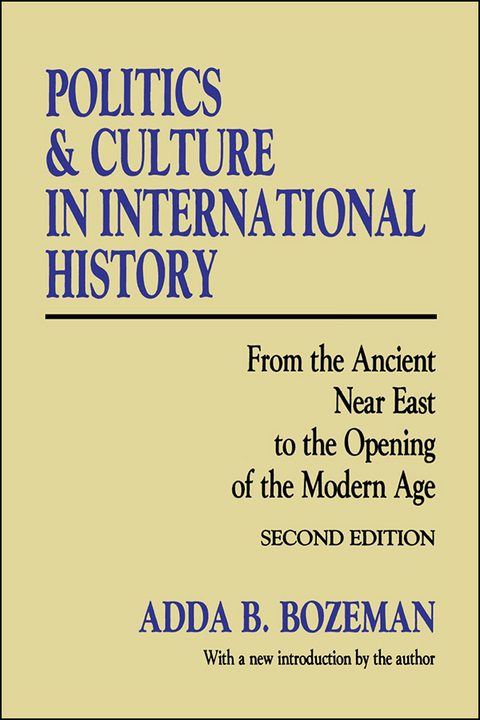 Cover image for book Politics and Culture in International History